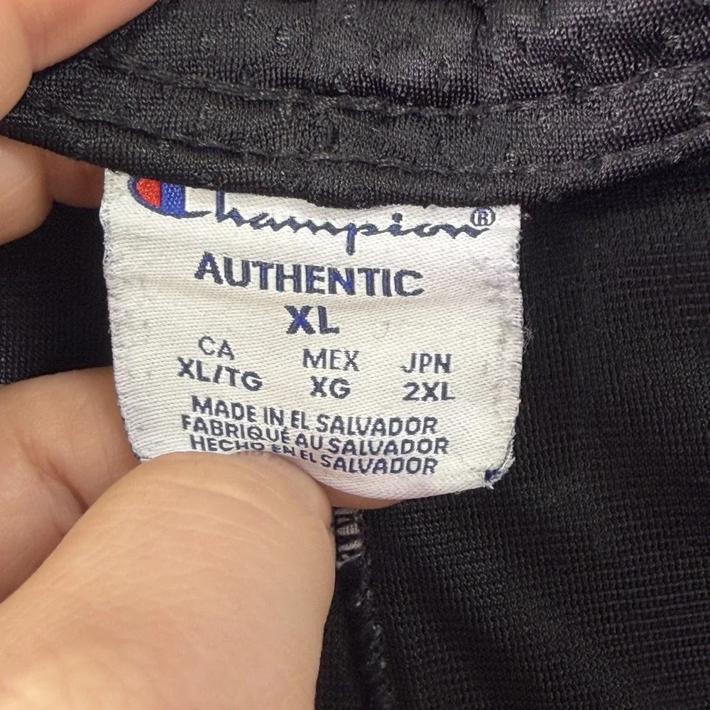 Champion‎ Shorts Mens XL Black Basketball Athletic Drawstring On The Go Pull On